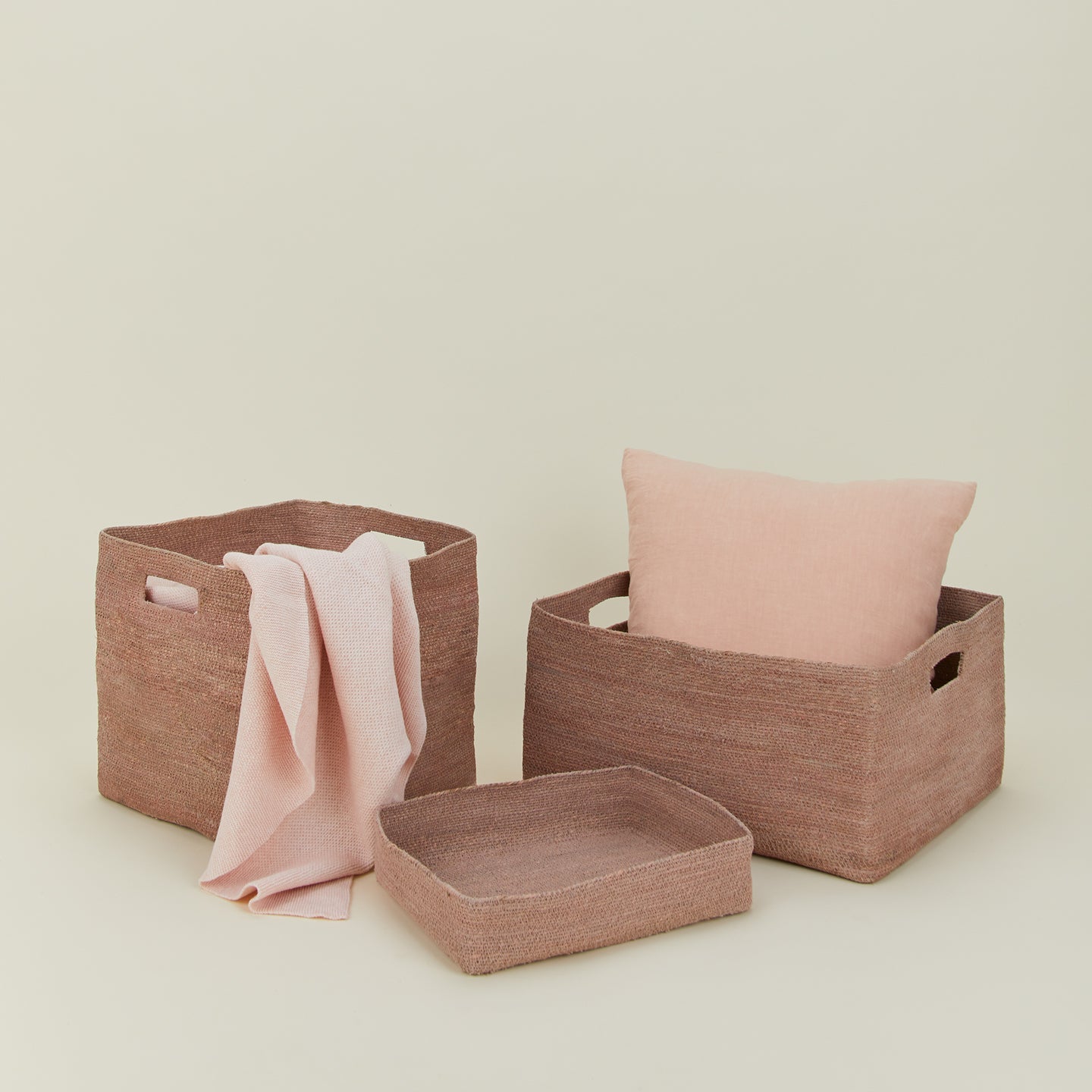 Essential Woven Storage - Blush