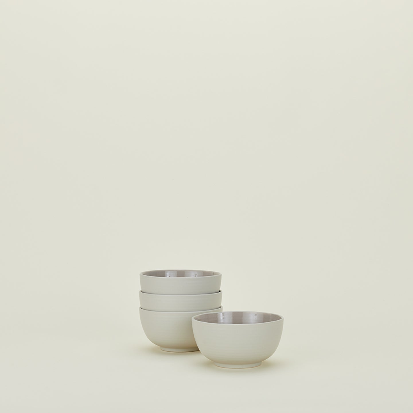 Essential Large Bowl - Set of 4, Light Grey