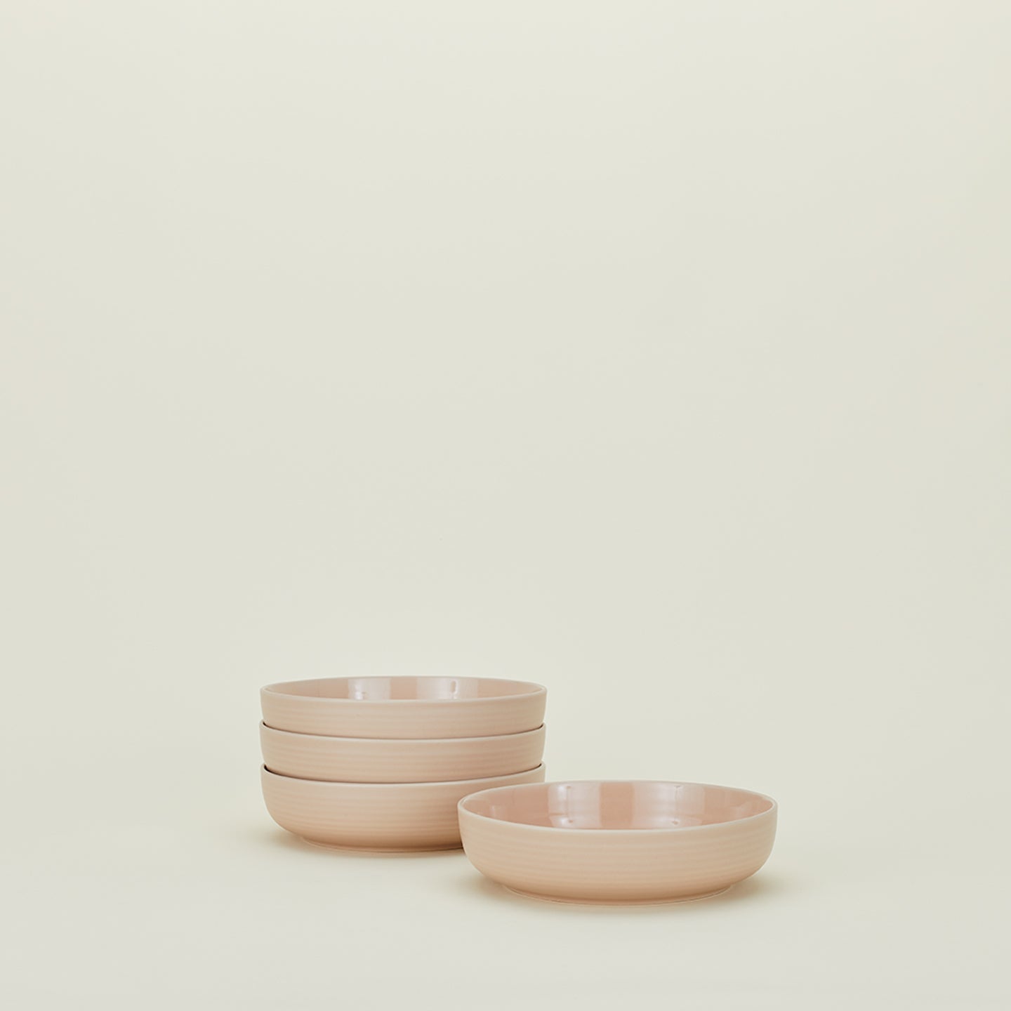 Essential Low Bowl - Set of 4, Blush