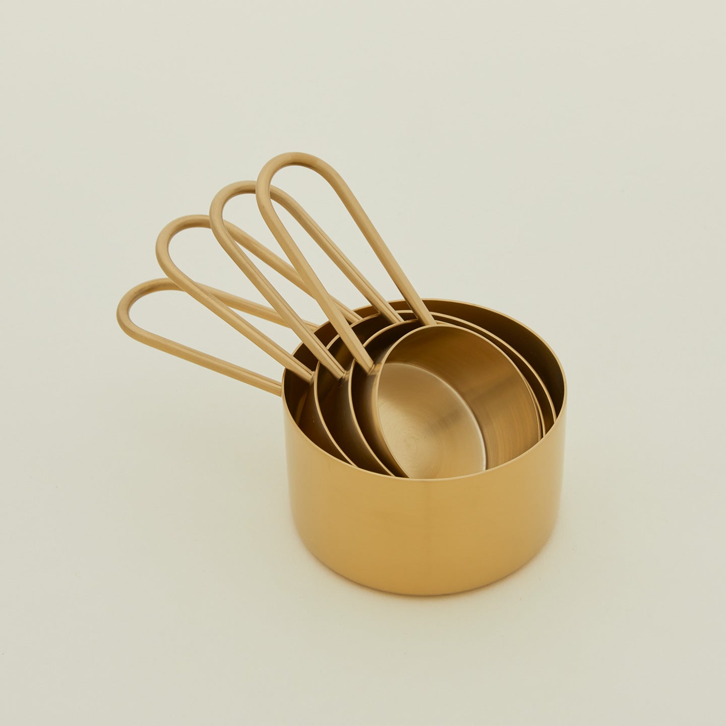 Simple Measuring Cups - Brass