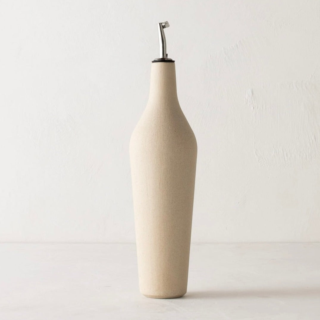 Minimal Oil Cruet | Raw Stoneware