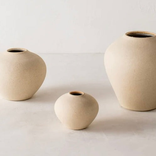 Verdure Vase No. 3 | Raw Stoneware