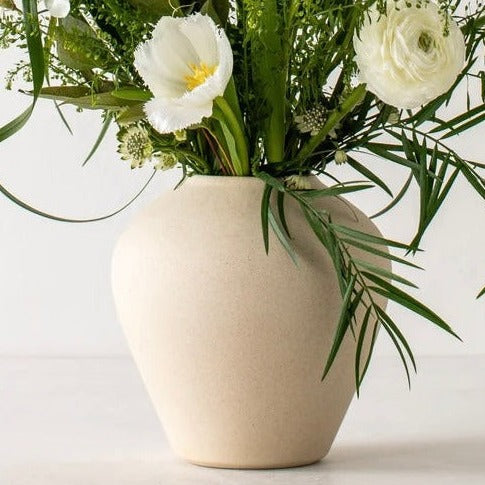 Verdure Vase No. 3 | Raw Stoneware