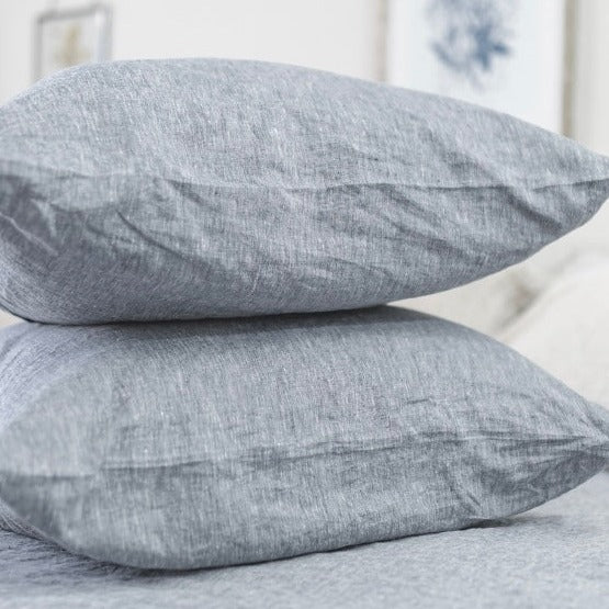 Melange Pillowcases by Beflax Linen