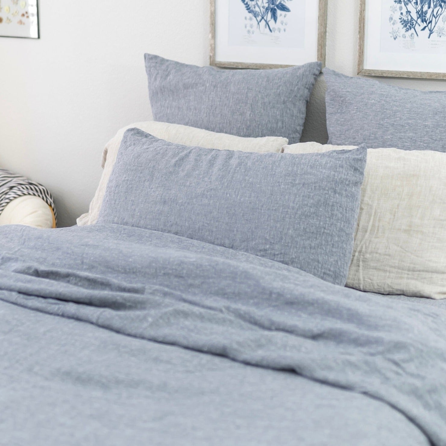 Melange Duvet Cover Set by Beflax Linen