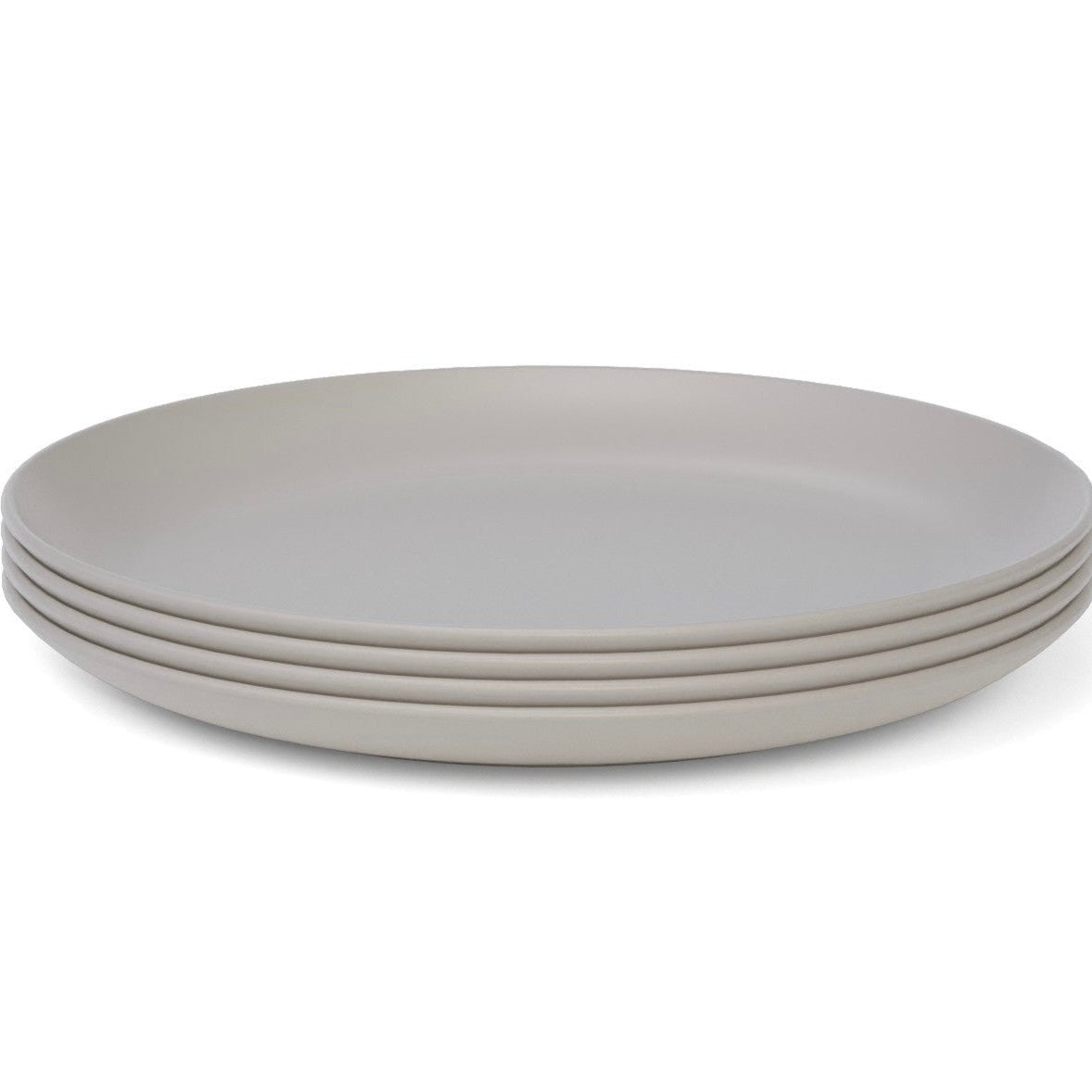 11" Round Dinner Plate, Set of 4 - Stone