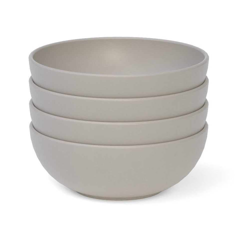 24 oz Round Cereal Bowl, Set of 4 - Stone