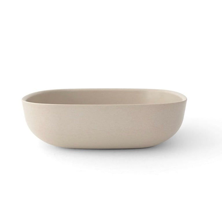 Bamboo Solo Salad Bowl, Set of 4 - Stone