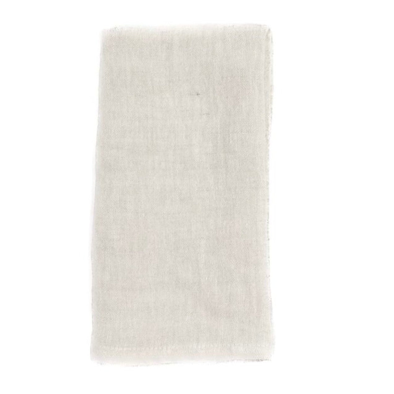 Stone Washed Linen Napkins, Natural - set of 4