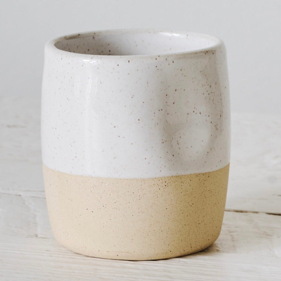 Cliffs Cup | White Speckle, Set of 2