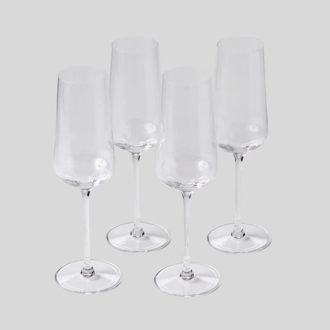 The Flute Glasses, Set of 4