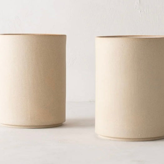 Minimal Utensil Crock - Raw Stoneware