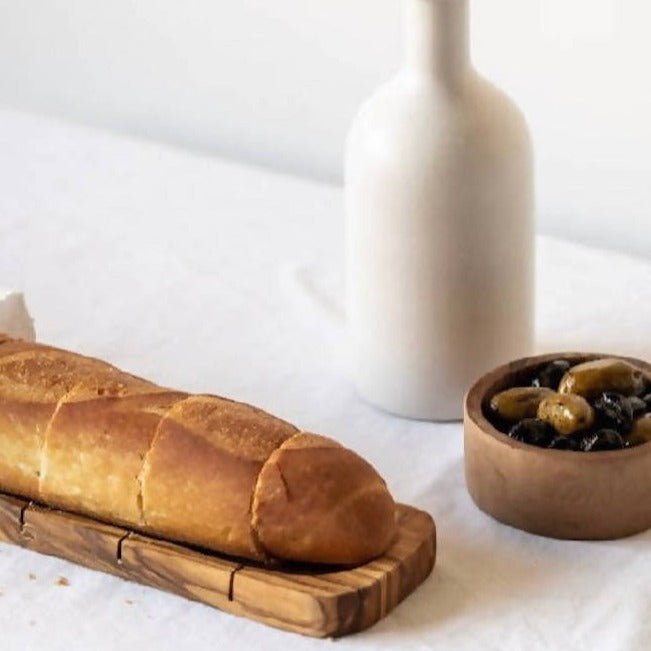 Olive Wood Bread Slicing Board