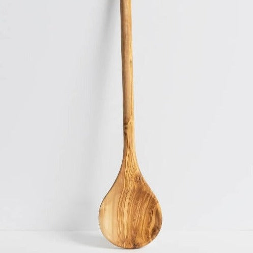 Round Olive Wood Cooking Spoon