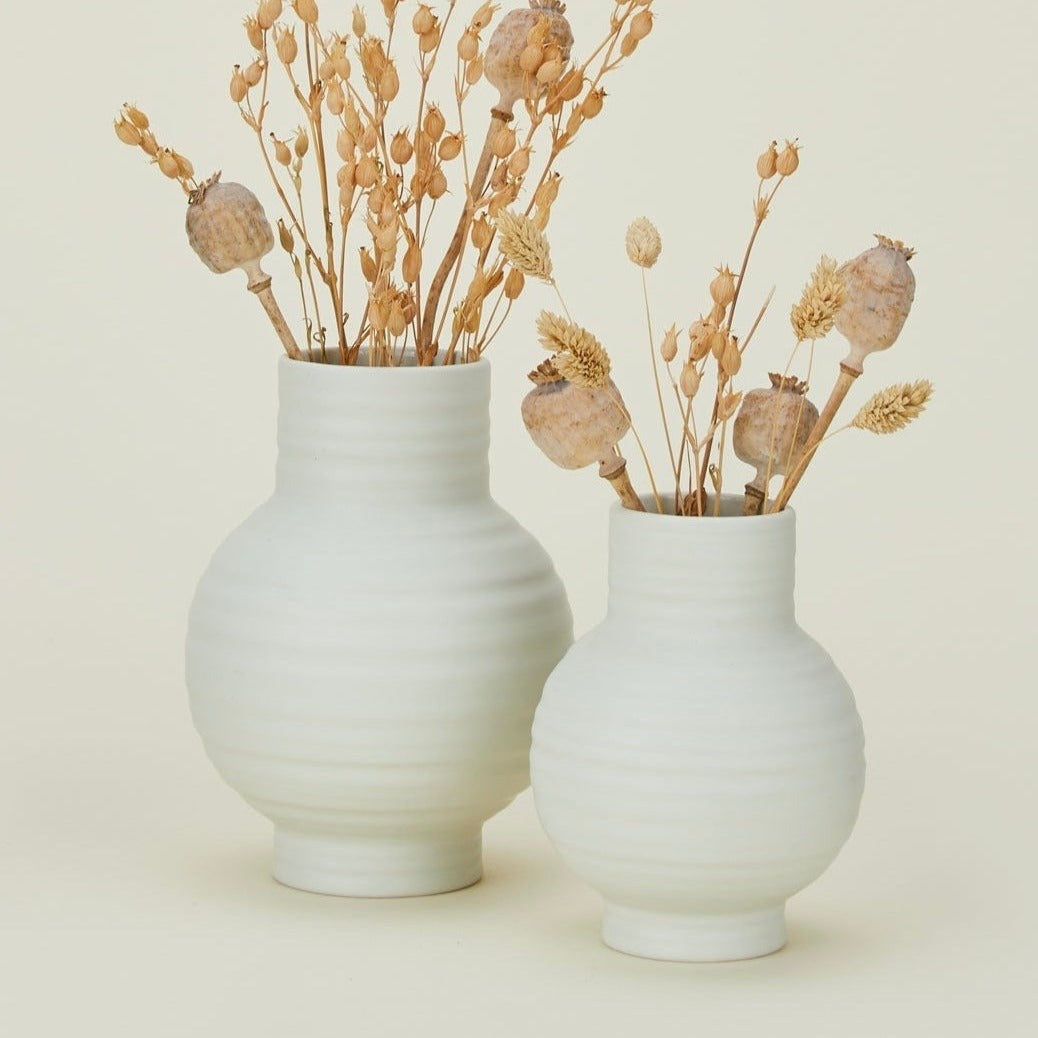 Essential Ceramic Vase - Bone