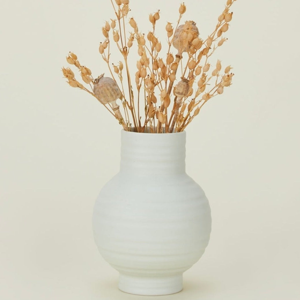 Essential Ceramic Vase - Bone