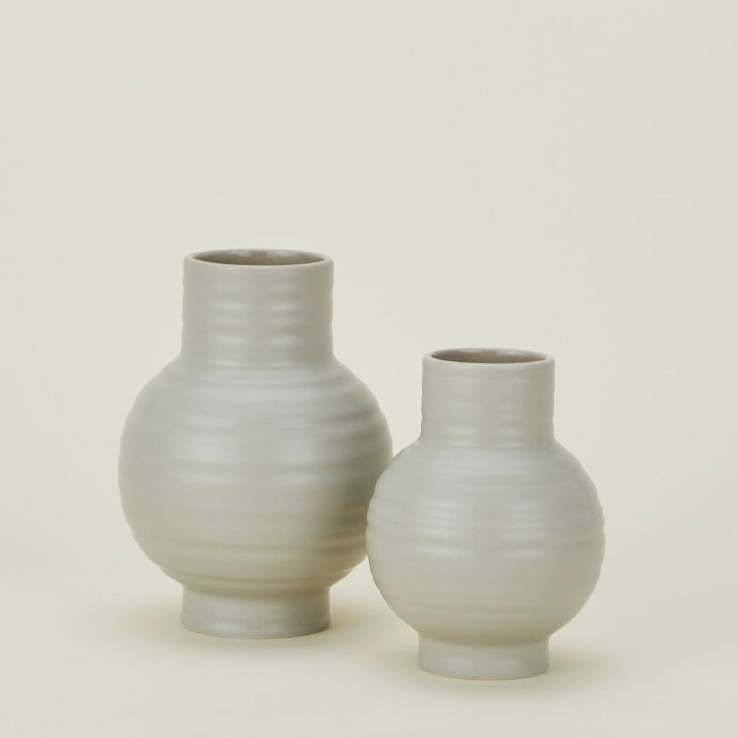 Essential Ceramic Vase - Light Grey