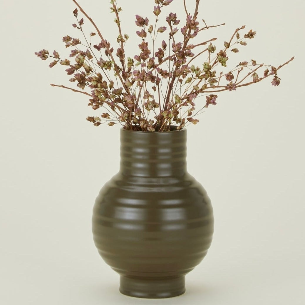 Essential Ceramic Vase - Olive