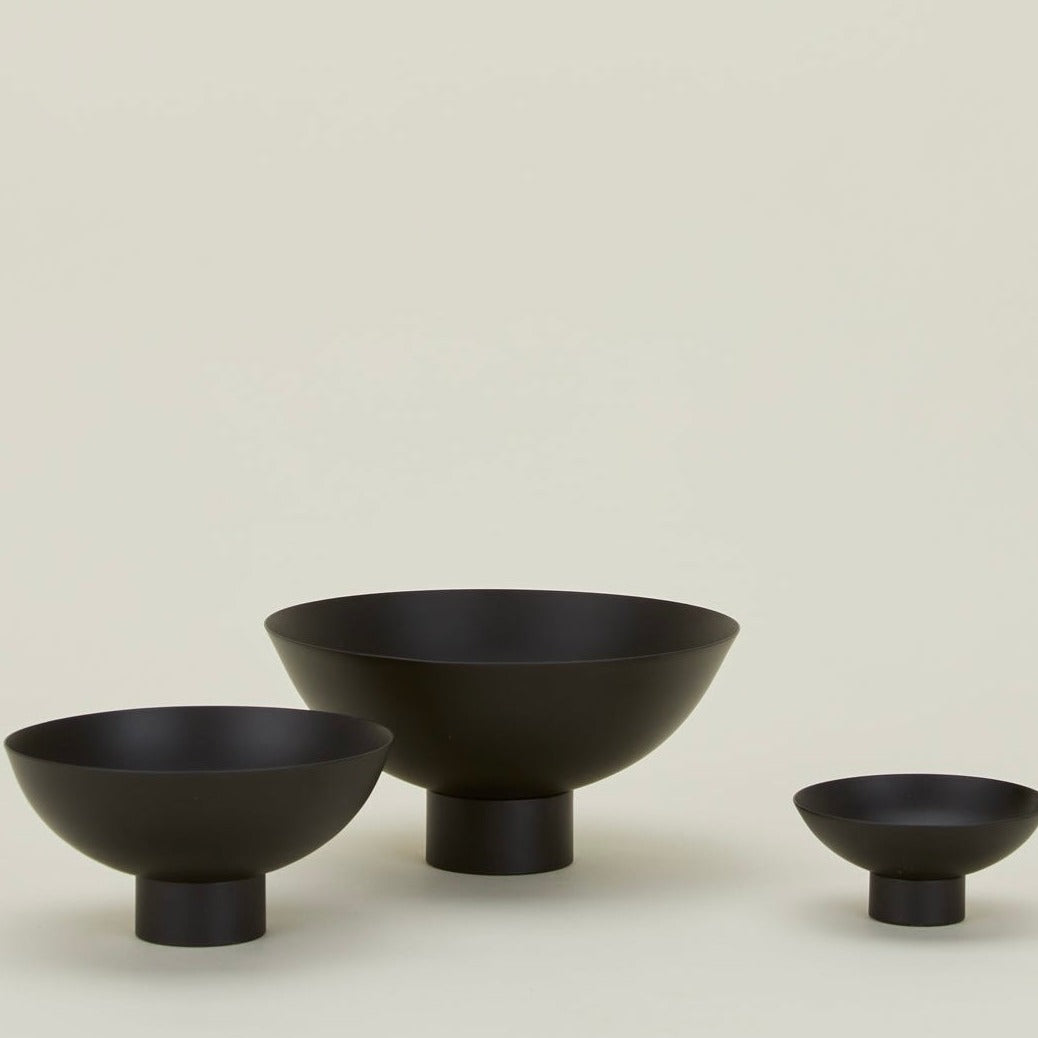 Essential Footed Bowl - Black