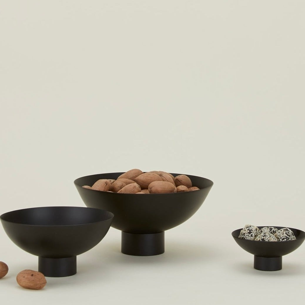 Essential Footed Bowl - Black