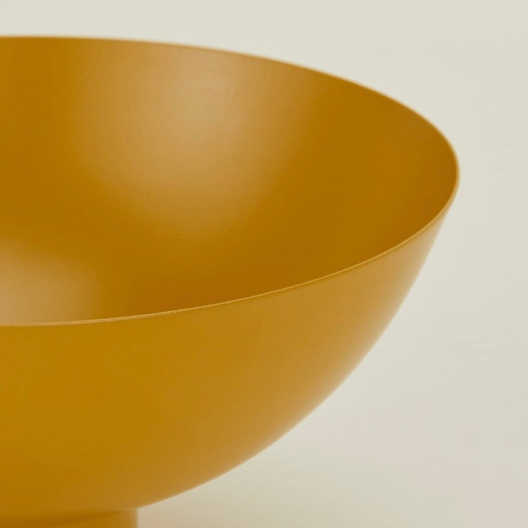 Essential Footed Bowl - Mustard