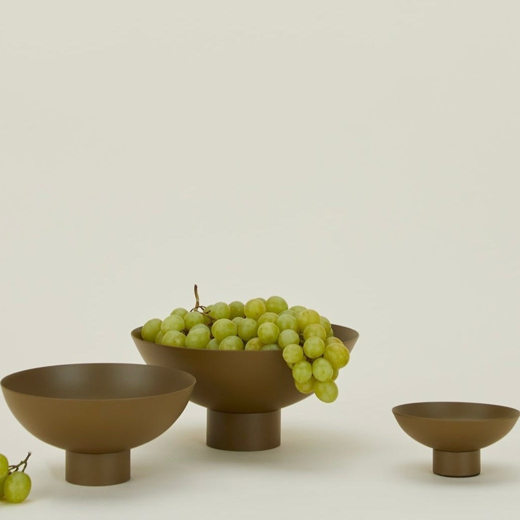 Essential Footed Bowl - Olive