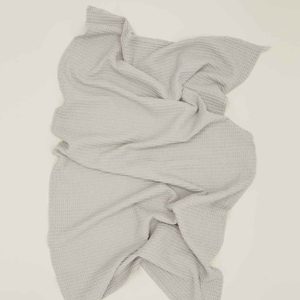 Simple Waffle Towels - Light Grey