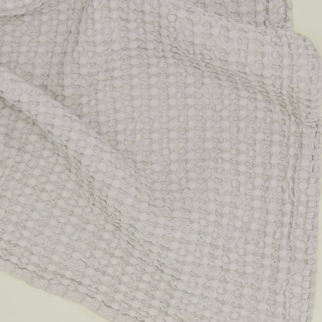 Simple Waffle Towels - Light Grey