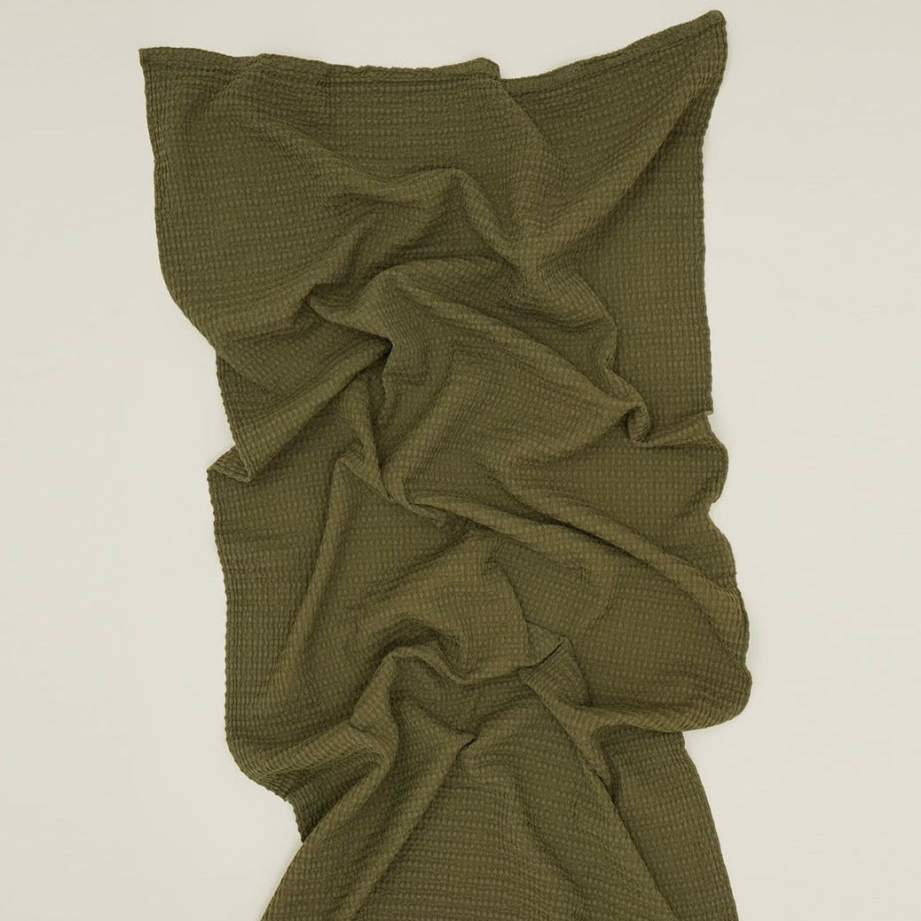 Simple Waffle Towels - Olive