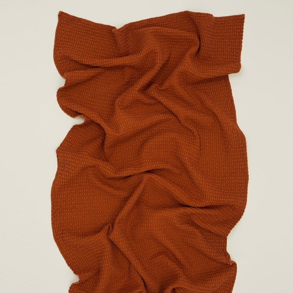 Simple Waffle Towels - Terracotta