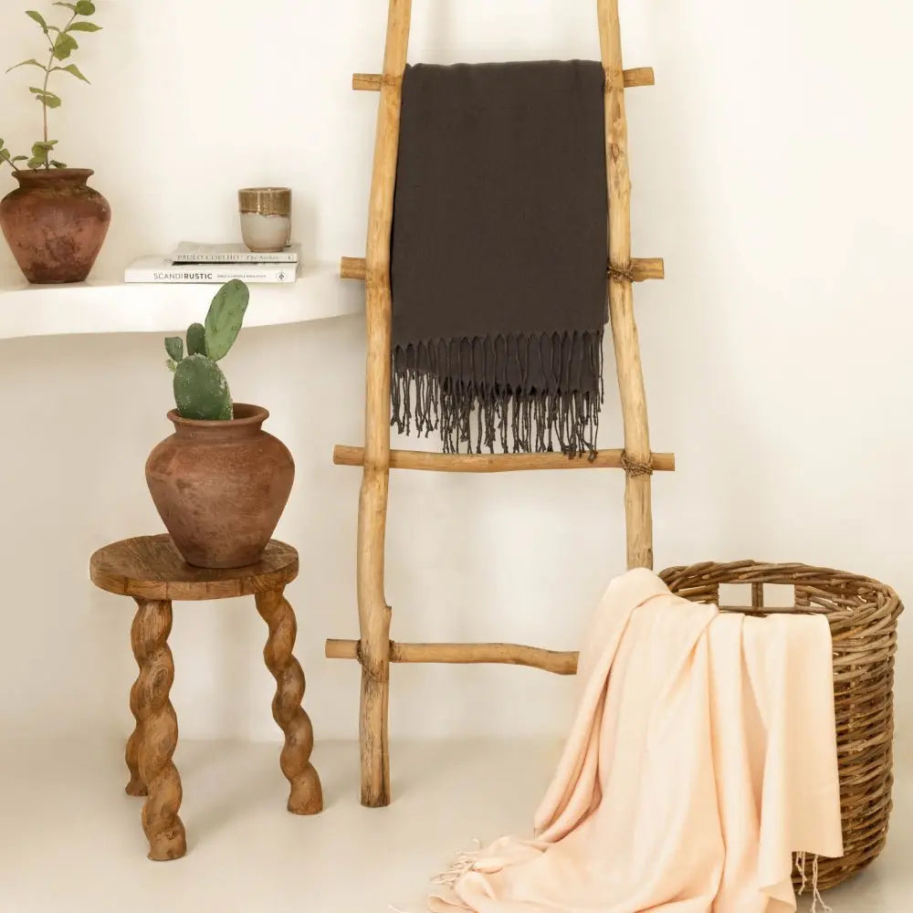 CleanBamboo® Vegan Cashmere Woven Throw Blanket by Ettitude