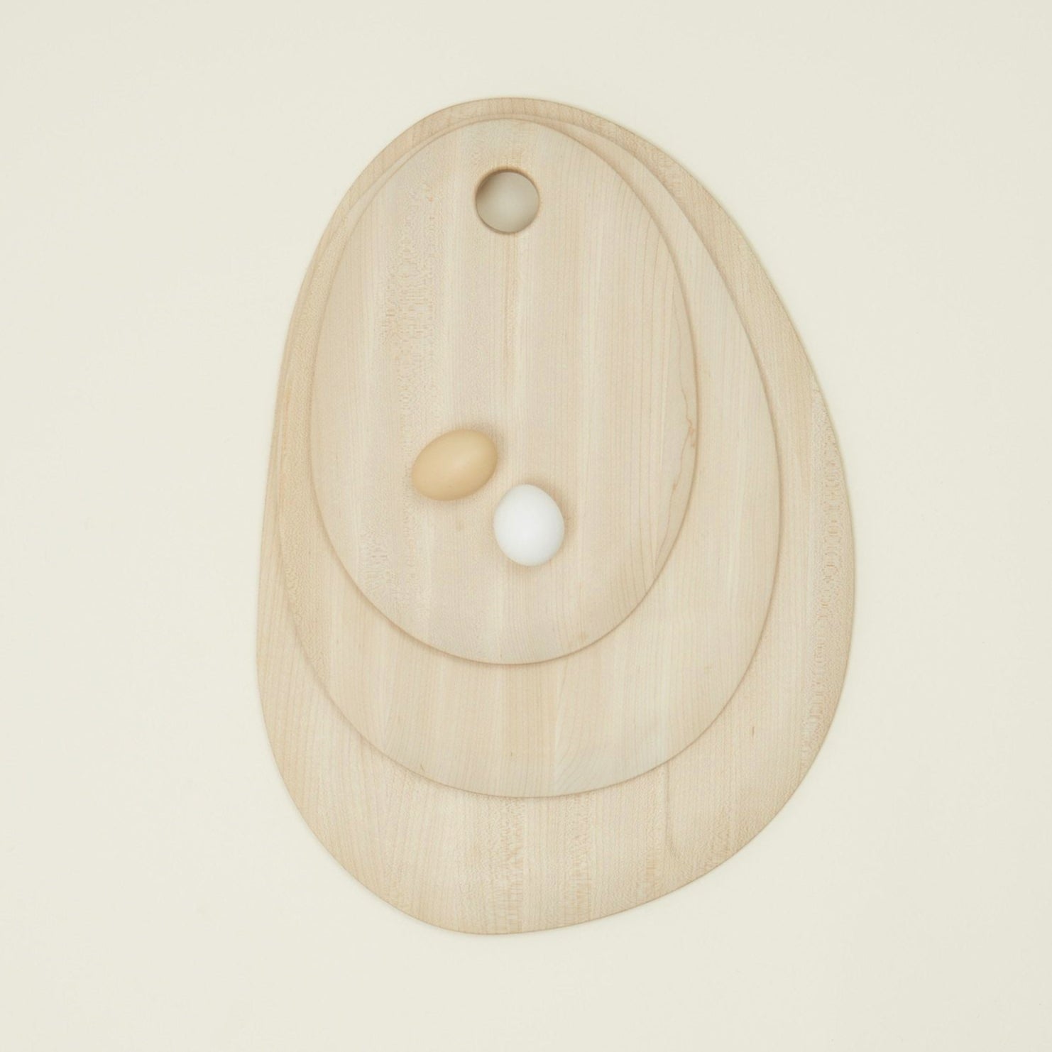 Pebble Cutting Board - Maple