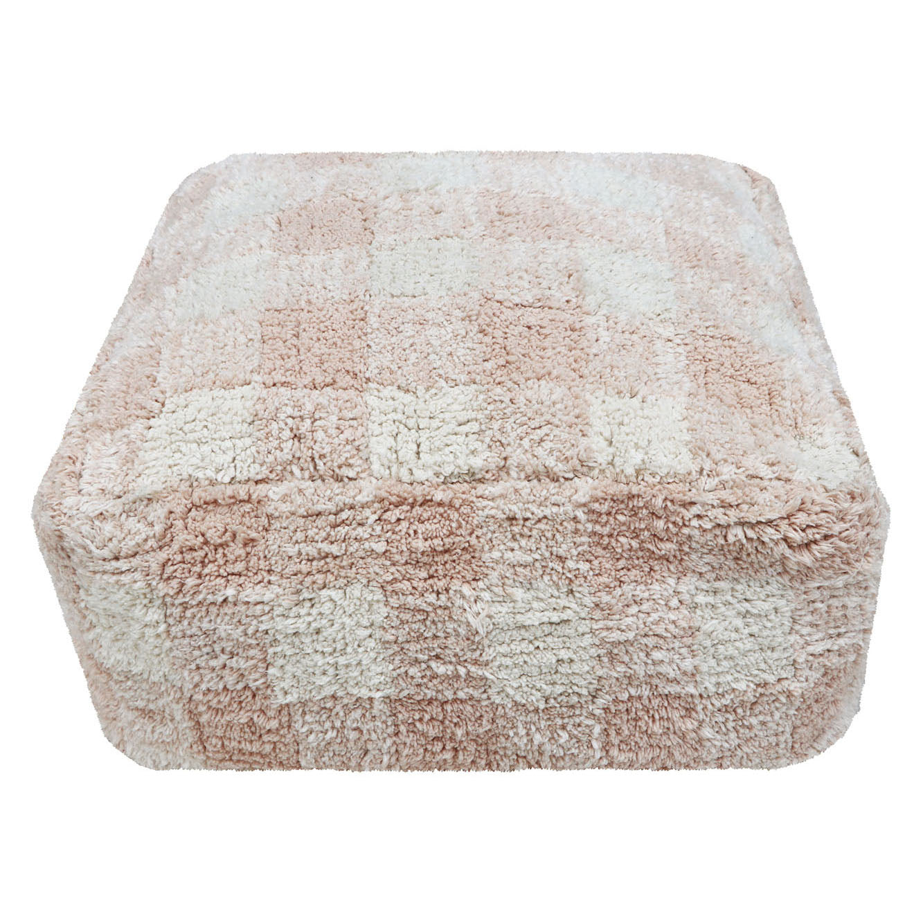 Vichy Rose Pouf