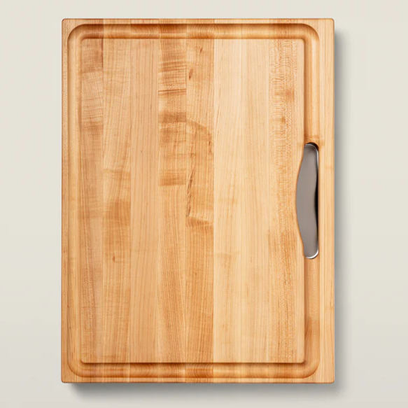 Boos Block Prep Master Series Newton Prep Master Cutting Board With Juice Groove & Stainless Pan, Maple