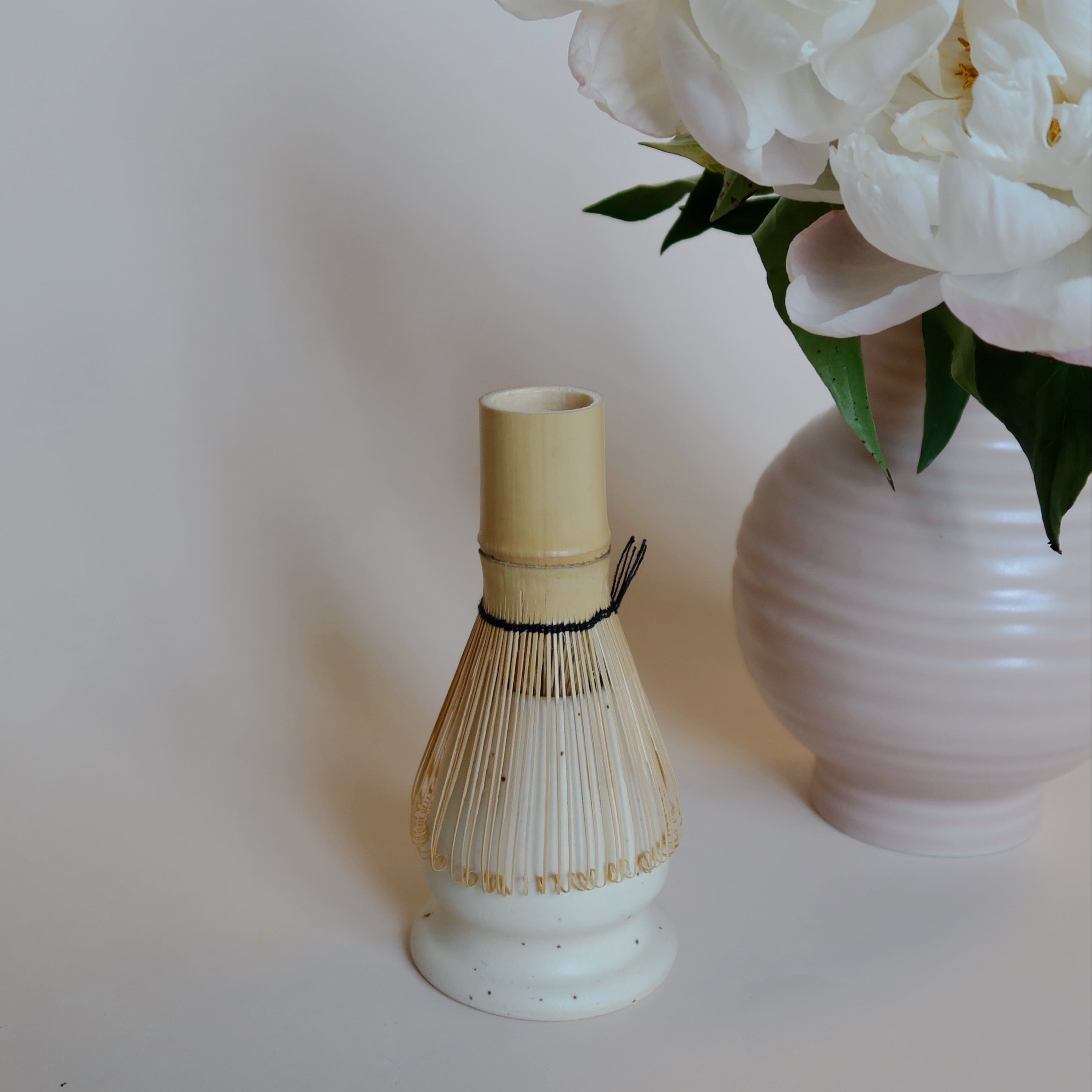 Elizabeth Handmade Matcha Holder | Beige