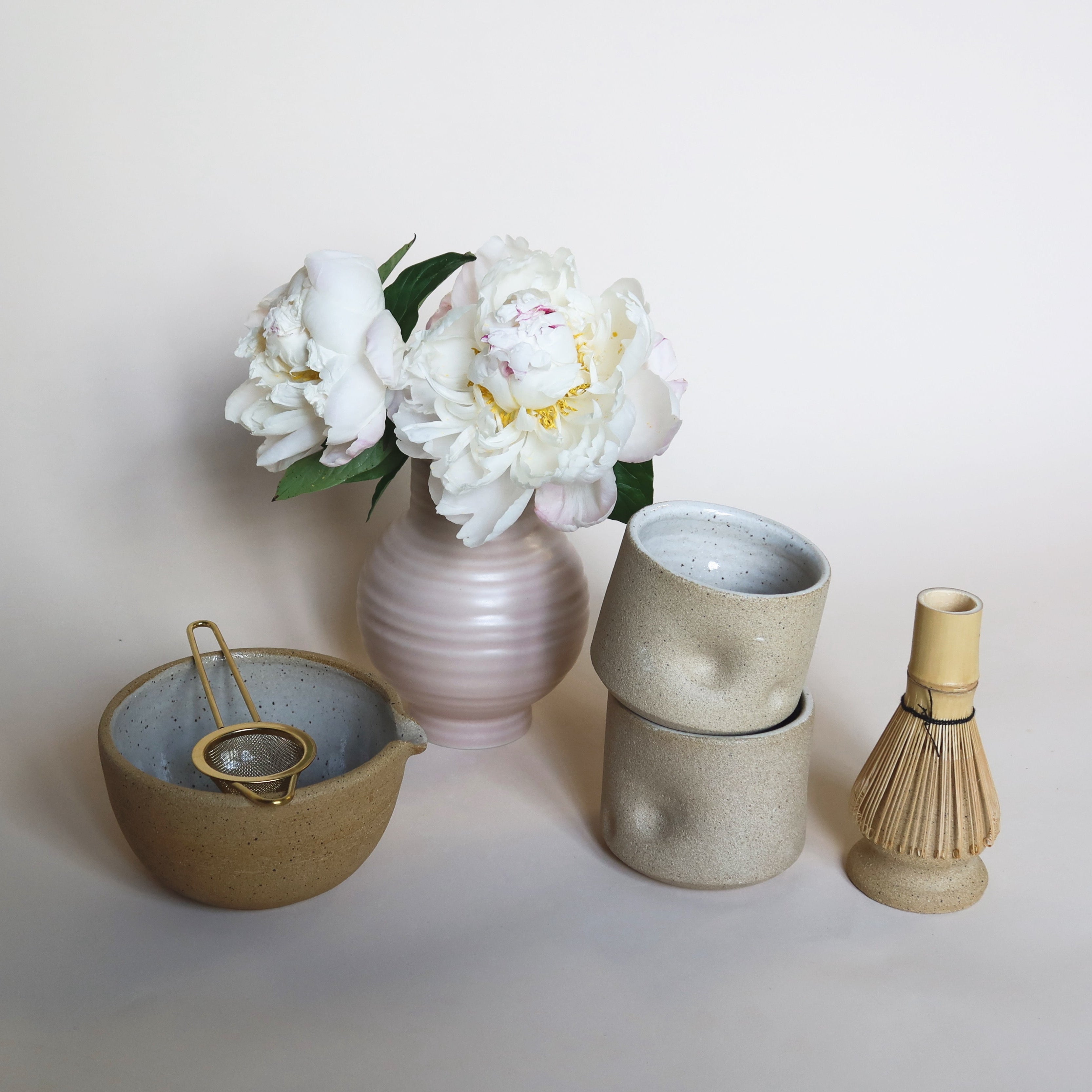 Wanda Handmade Ceramic Matcha Bowl