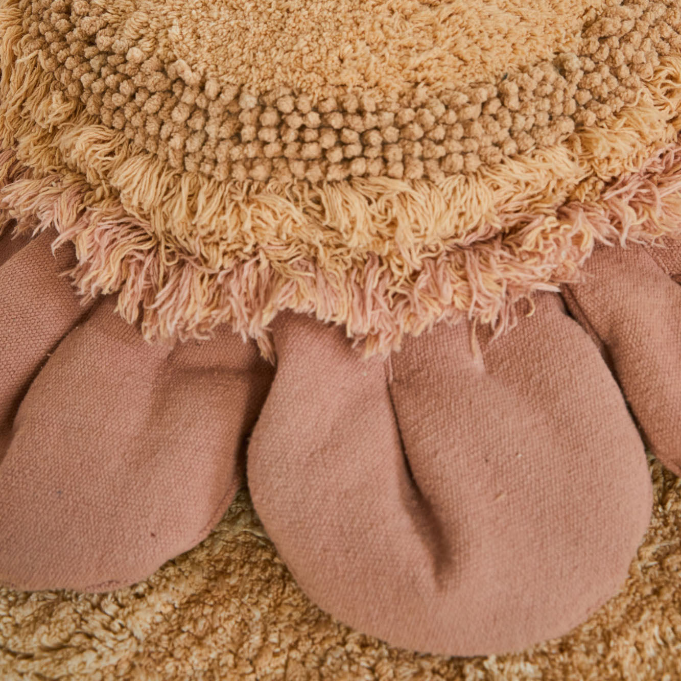 Pink Daisy Floor Cushion