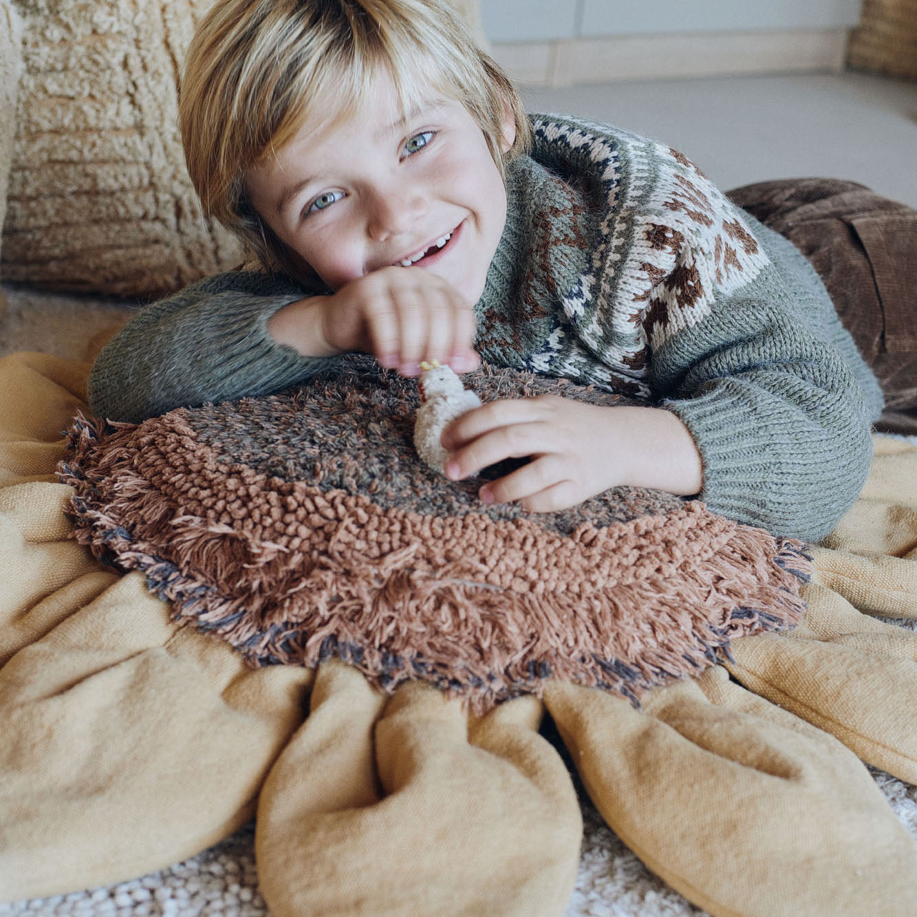 Sunflower Floor Cushion