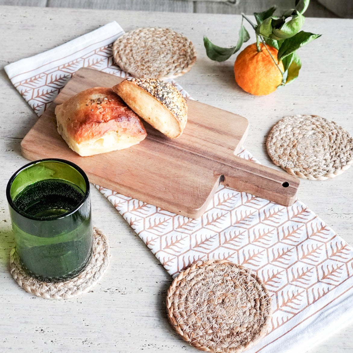 Kata Natural Drink Coaster (Set of 4) by KORISSA