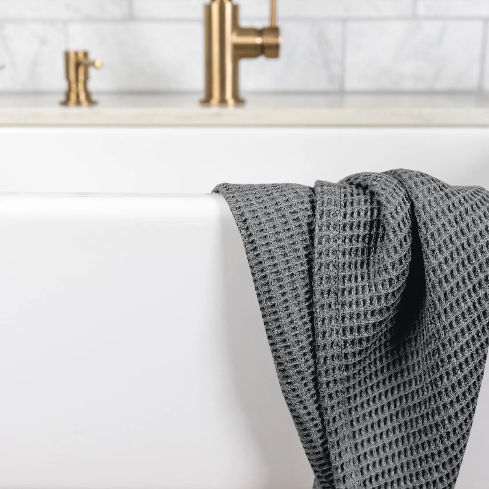 Blissful CleanBamboo® Waffle Dish Towel Set by ettitude