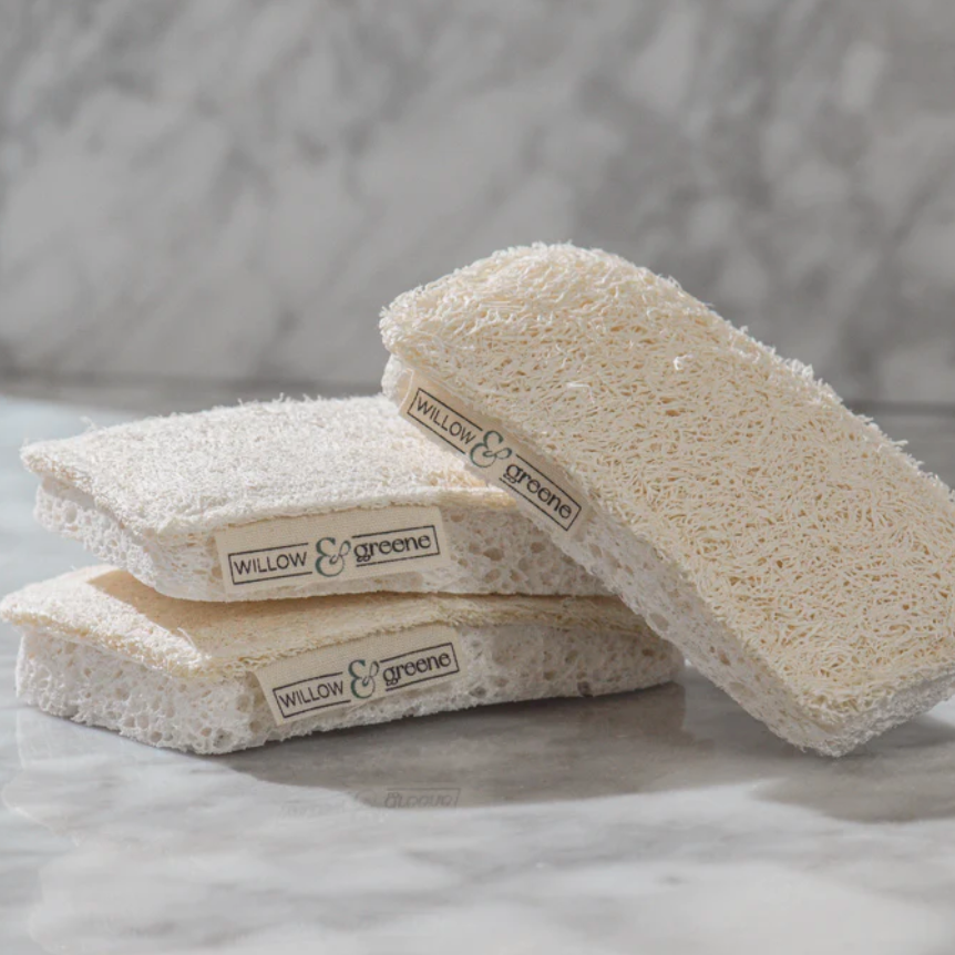 Loofah & Wood Pulp Sponge