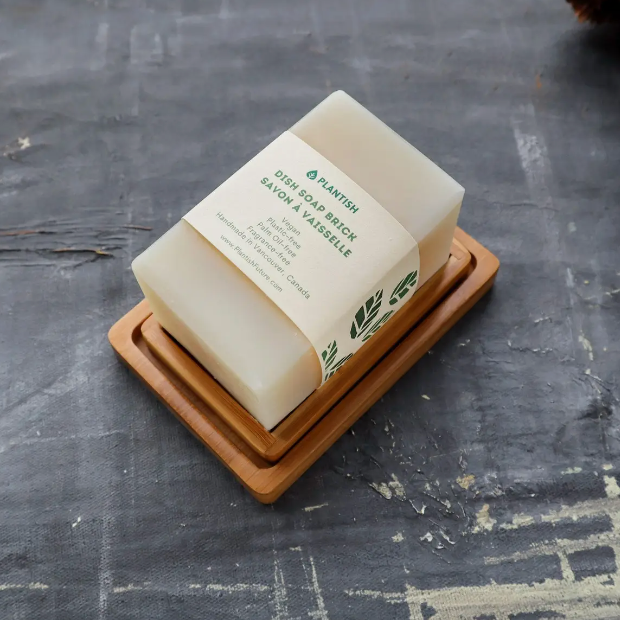 Dual-Layer Bamboo Soap Dish