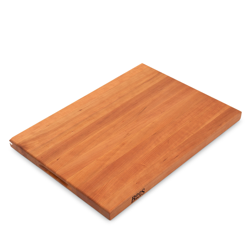 Boos Block R-Board Series Reversible Wood Cutting Board, 1.5-Inch Thickness, 24"x18"x1-1/2”, Cherry