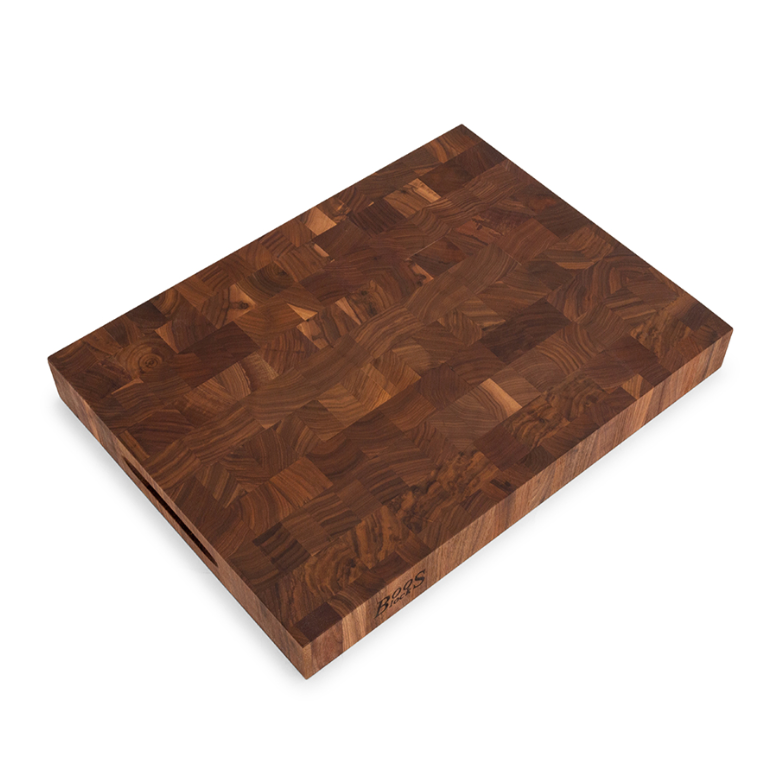 Boos Block CCB Series Reversible Wood Cutting Board, 2.25 -Inch Thickness, 20"x15"x2-1/4, Walnut