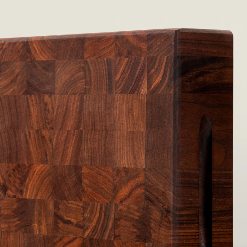 Boos Block  Square Chopping Block, Reversible, End Grain, 3" Thick (CCB Series), Walnut