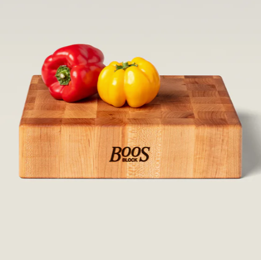 Boos Block (CCB Series)  Square Chopping Block, Reversible, End Grain, 3" Thick, Maple