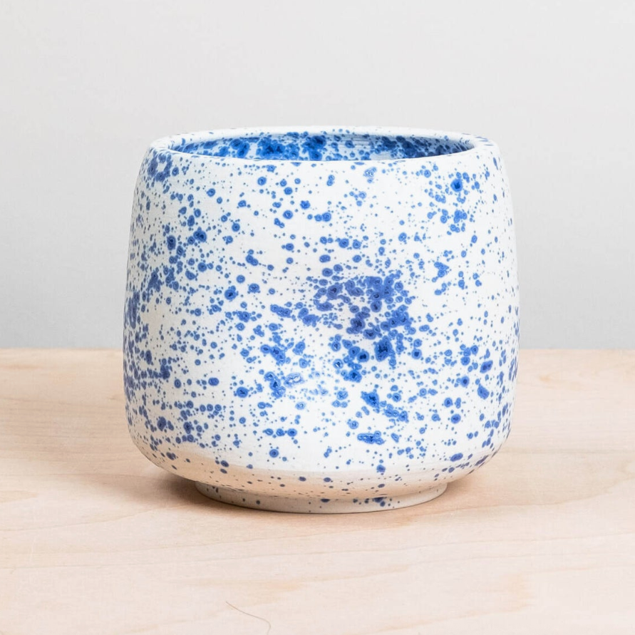 Dimple Cup - Speckled Blue