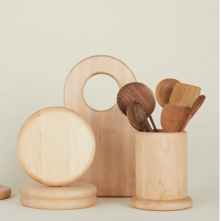 Simple Wood Kitchen Accessories - Utility Canister