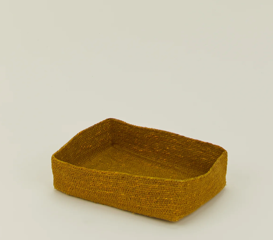 Essential Woven Storage - Mustard