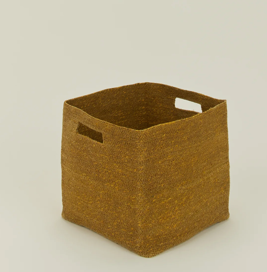 Essential Woven Storage - Mustard